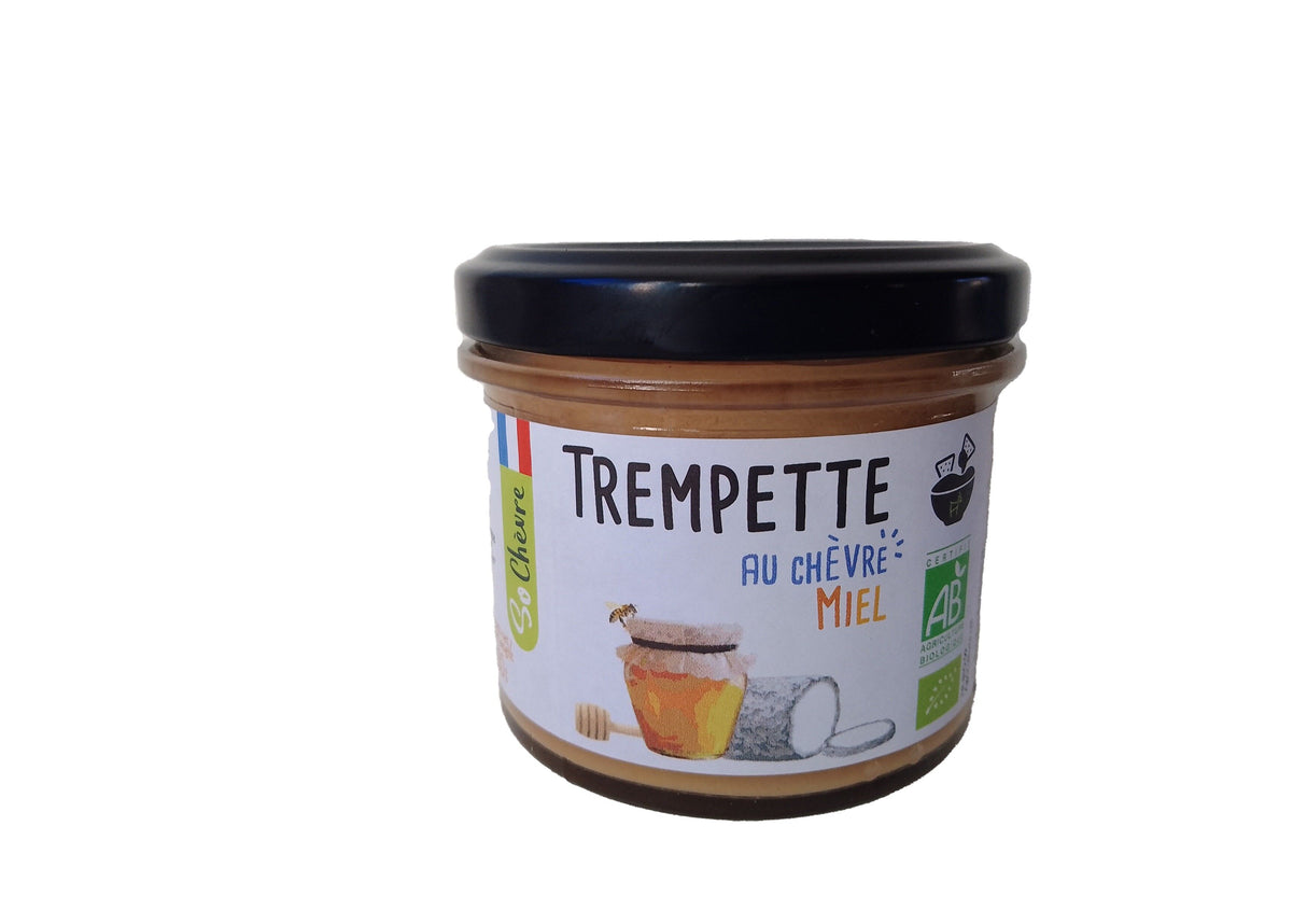 Trempette chèvre affiné, miel