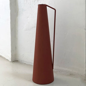 Vase conique en métal H36 cm - Tosca