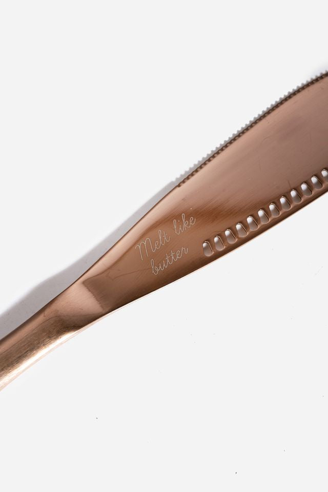 Couteau à beurre facile à tartiner - Argent ou Rosegold