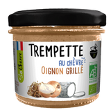 Trempette chèvre affiné, oignon grillé