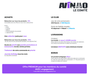 Programme pour le Comité Avinao